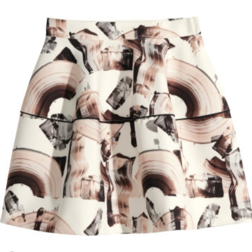 Limited Edition H&M Printed Circle Skirt Size Women's US 8